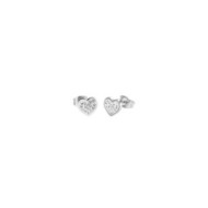 316L S.STEEL EARRINGS HEART WITH STONES 316  S.STEEL EARRINGS WITH 8.4*7.5*1.5 MM HEART,HEART WITH CLAY AND RHINESTONES