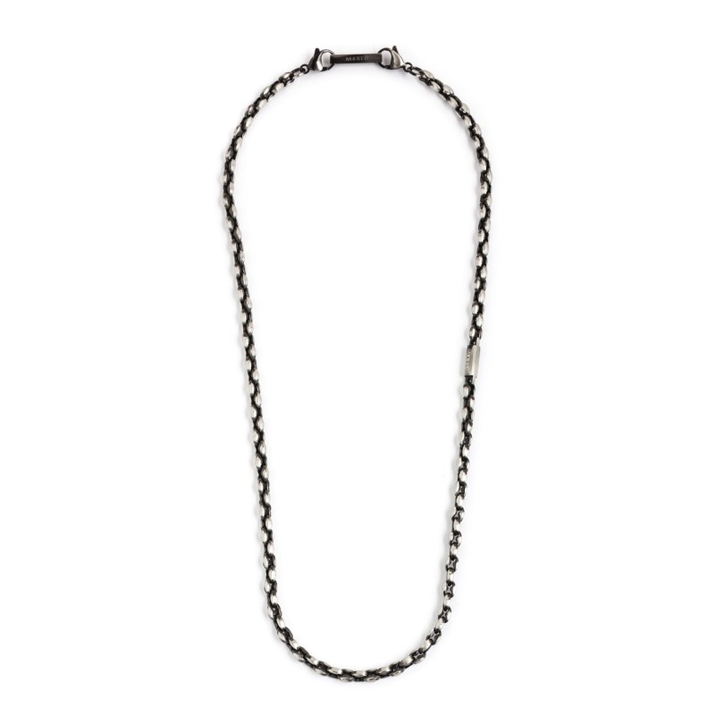 COLLANA  ACCIAIO CATENA MARINE
