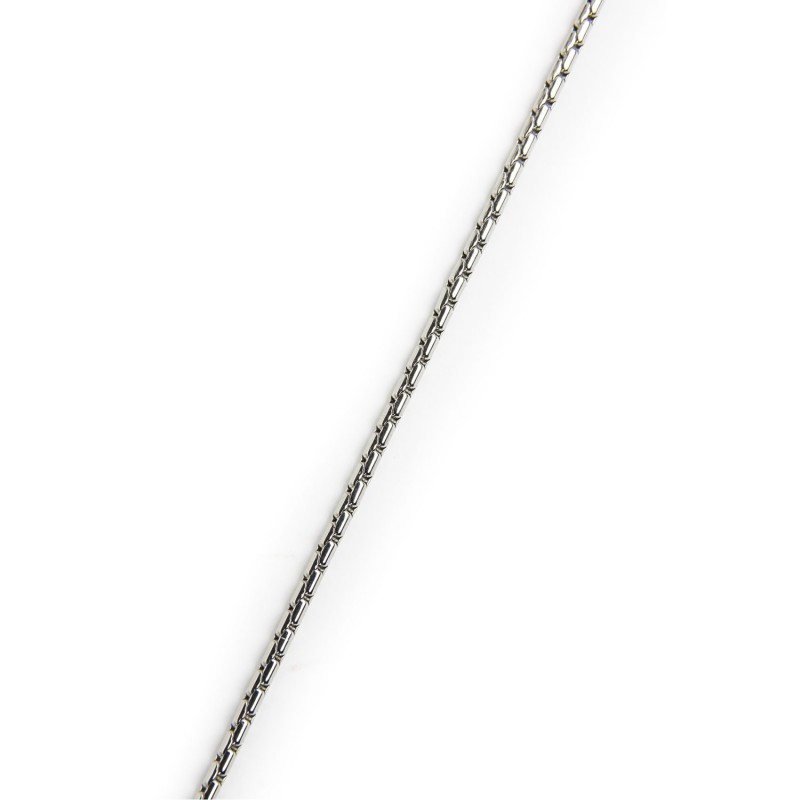 Collana catena box oval 2mm