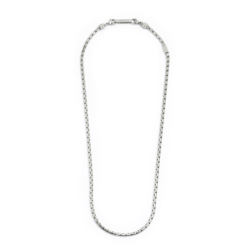 COLLANA ACCIAIO BOX OVAL 3 MM