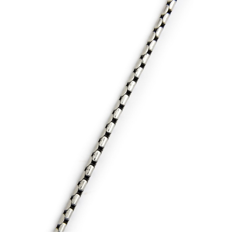 Collana catena box oval 3mm