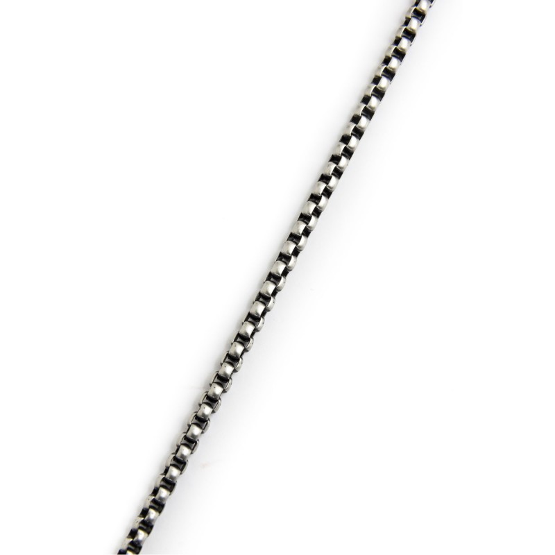 Collana catena box rounded 3mm
