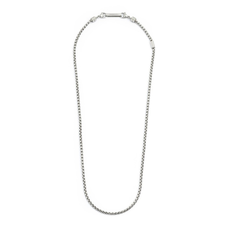 COLLANA ACCIAIO BOX ROUNDED 3 MM