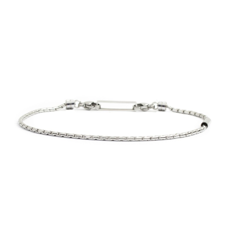BRACCIALE LUCIDO CATENA OVAL BOX 2MM