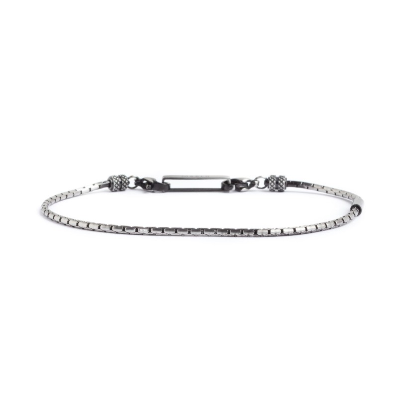 Bracciale catena oval box 2mm