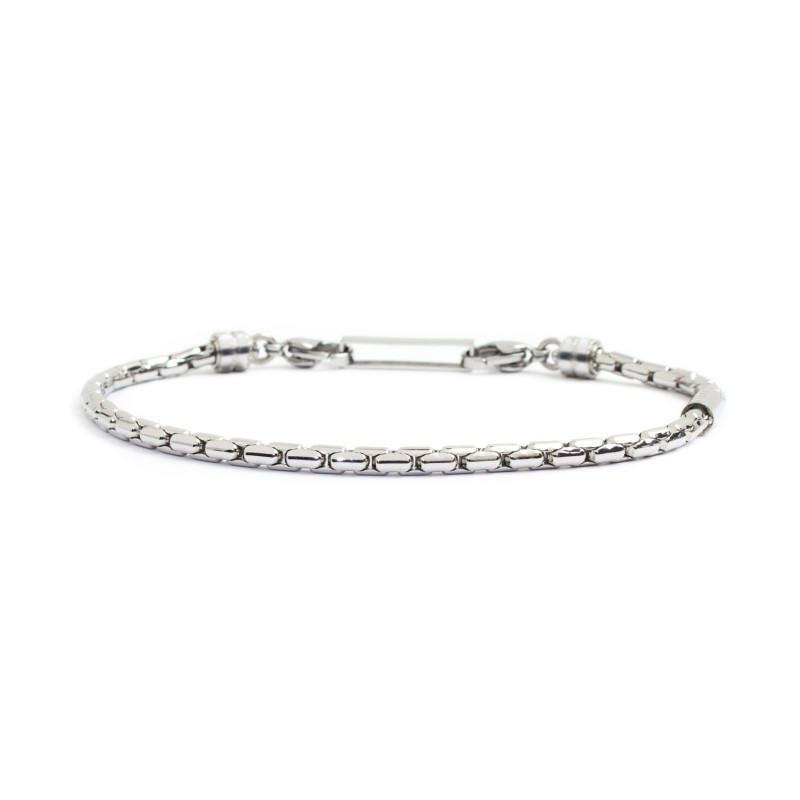 BRACCIALE CATENA OVAL BOX 2MM