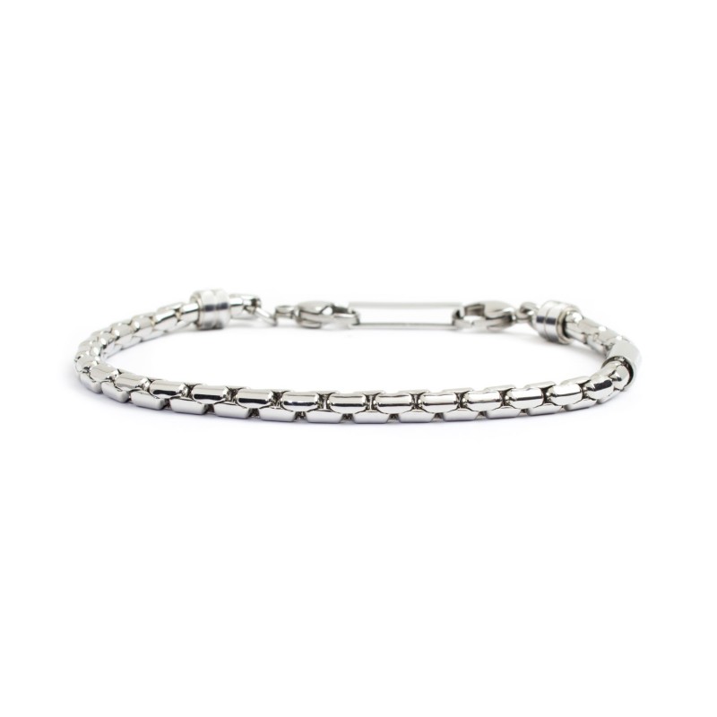 BRACCIALE LUCIDO CATENA OVAL BOX 4MM