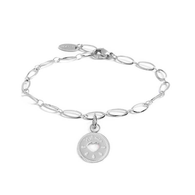 BRACCIALE ACC CATENA MISTA E PEND SEI UNICA