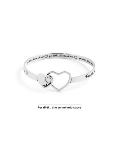 Bracciale rigido cuore