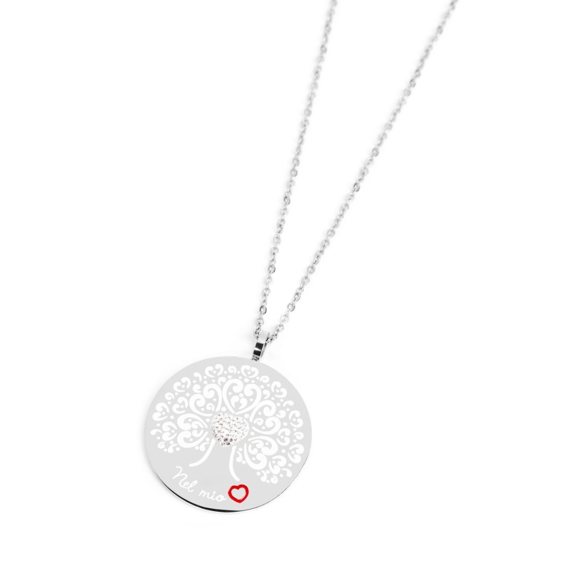 CIONDOLO 30 MM ALBERO DEI VALORI CRISTALLI