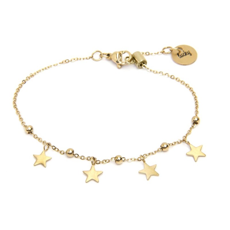 Bracciale stelle pendenti