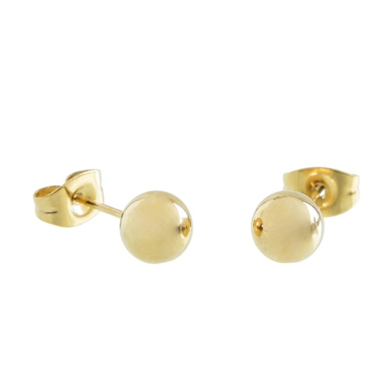 ORECCHINI LOBO SFERA 6MM