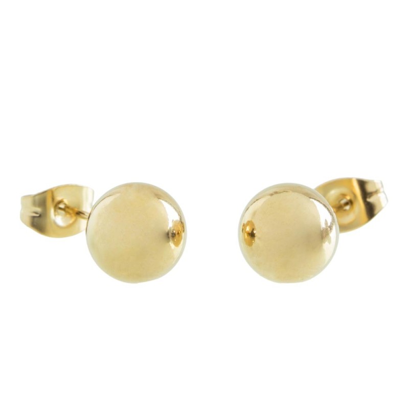 ORECCHINI LOBO SFERA 8MM