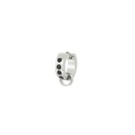Orecchino a cerchio 14mm con anello per charm