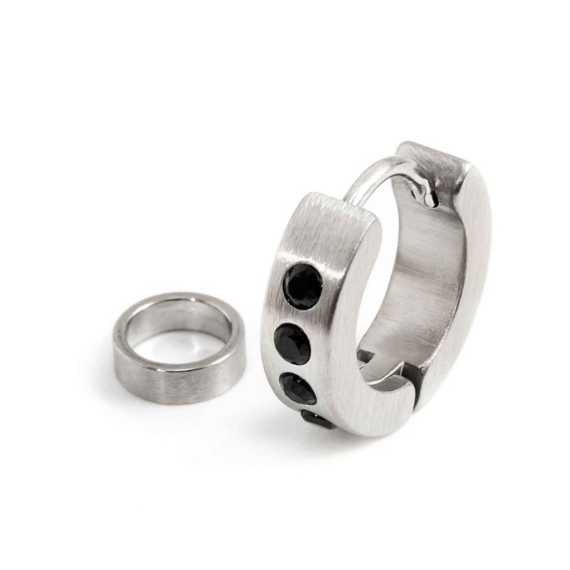 Orecchino a cerchio 14mm con anello per charm