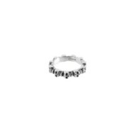 Anello acciaio teschi grandi