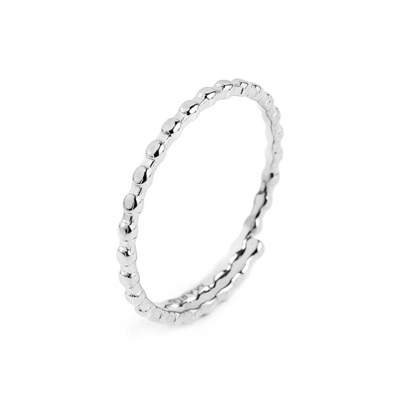 Anello trama puntinata