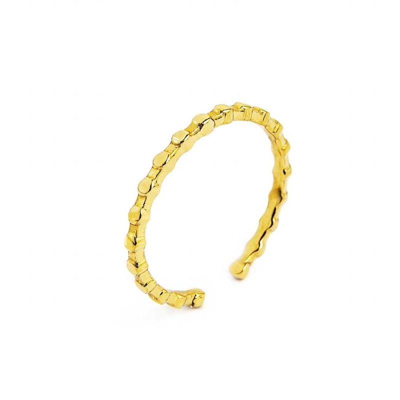 Anello da falange trama puntinata