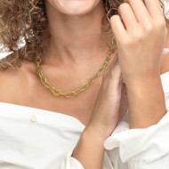 Collana catena maglia larga