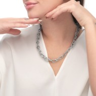 Collana catena maglia larga