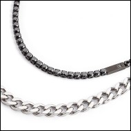 Collana tennis e collana catena grumetta