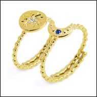 Anello luna e rosa dei venti