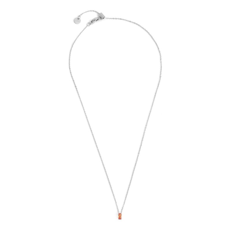 COLLANA 44CM CON CUBIC ZIRCONIA BAUGETTE