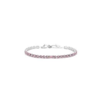 Bracciale tennis 4mm con zircone centrale
