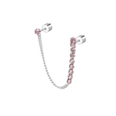 Orecchino a lobo multindosso tennis pendente