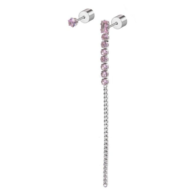 Orecchino a lobo multindosso tennis pendente