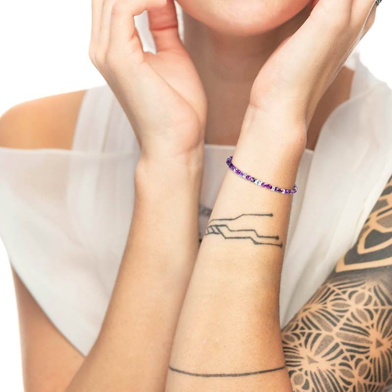 BR CATENA CON SFERE AGATA