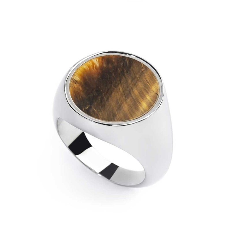 Piastrina tonda in pietra changy