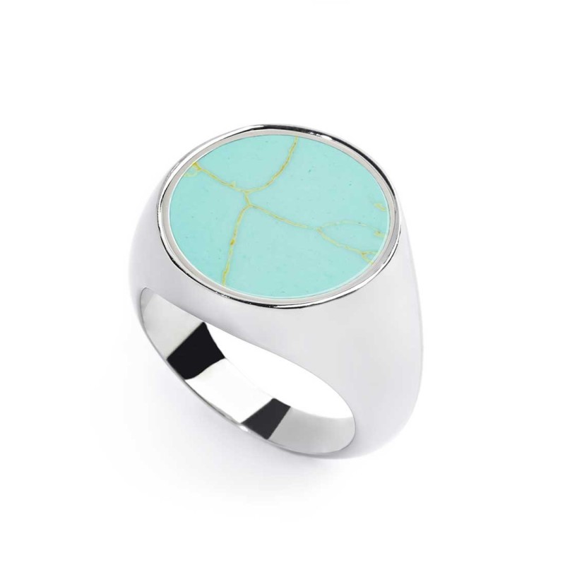 Piastrina tonda in pietra changy