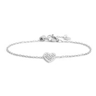 Bracciale cuore con cristalli