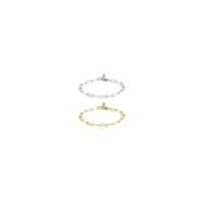 Bracciali con zirconi e catena