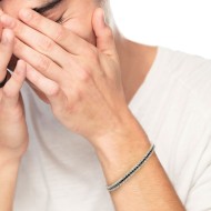 Bracciale perle e bracciale zirconi