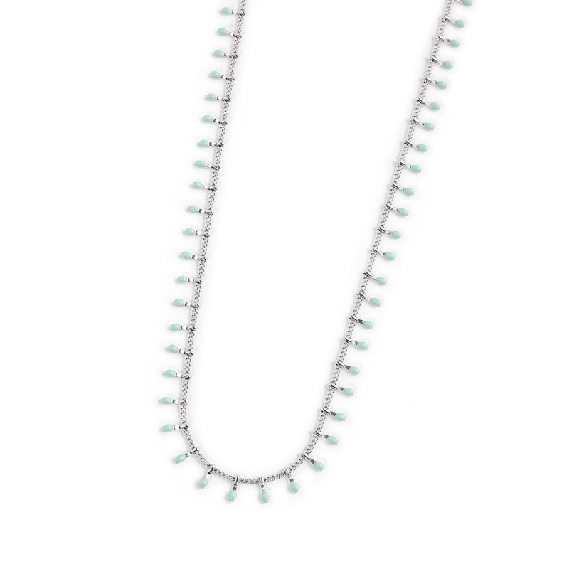 Collana pendenti turchesi e collana miyuki turchesi