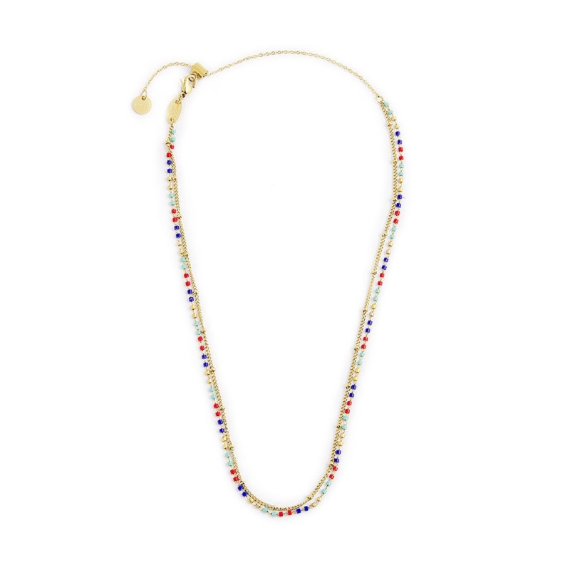 Collana pendenti turchesi e collana miyuki turchesi