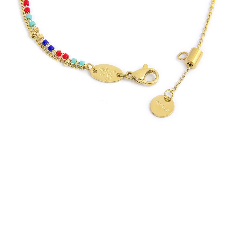 Collana pendenti turchesi e collana miyuki turchesi