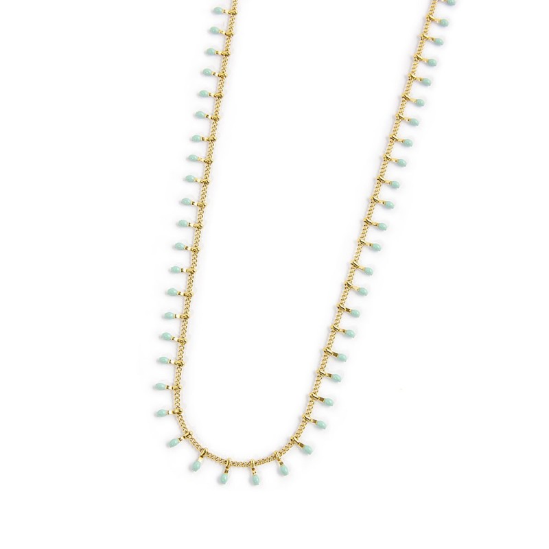 Collana snake e collana pendenti smaltati