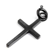 Charm croce satinata