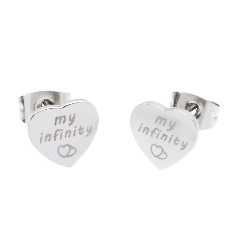 Orecchini a lobo cuore