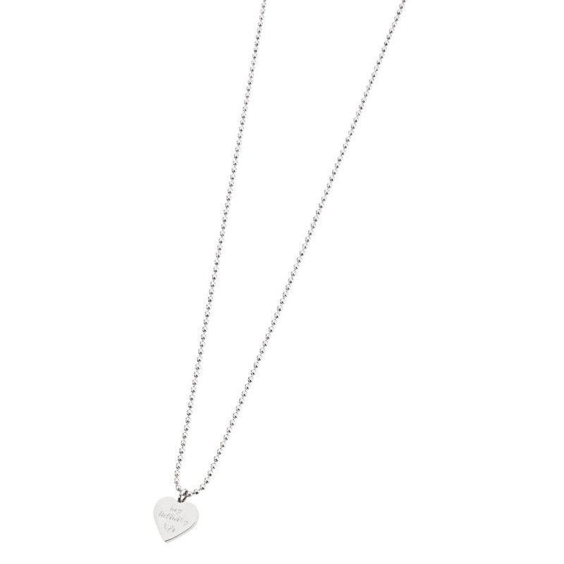 Collana con cuore pendente turchese