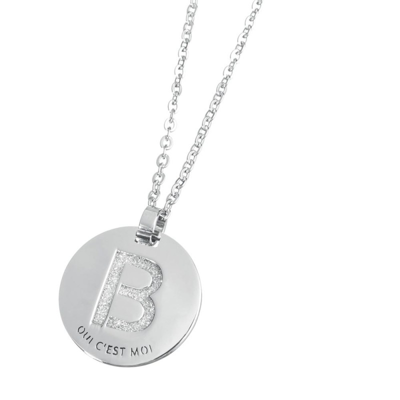 Collana con lettera cristalli