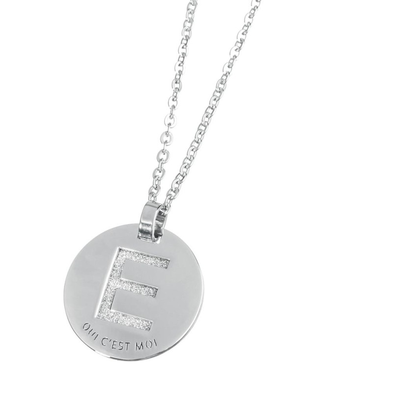 Collana con lettera cristalli