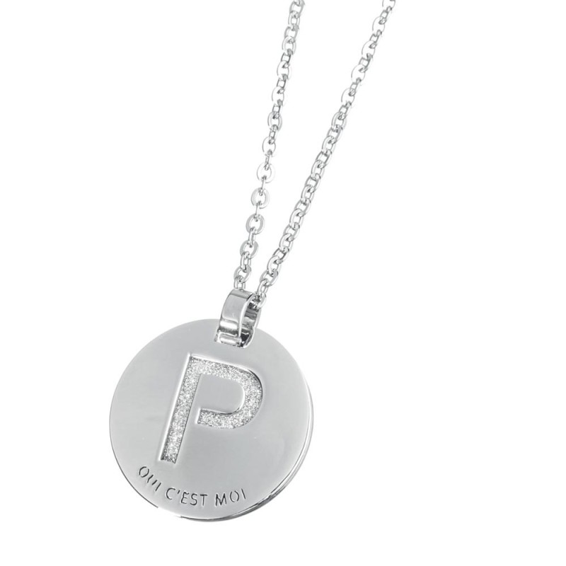Collana con lettera cristalli