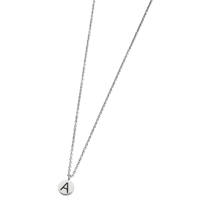 Collana con lettera smaltata