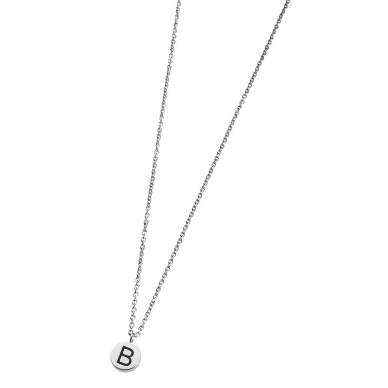 Collana con lettera smaltata