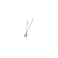 Collana con lettera smaltata
