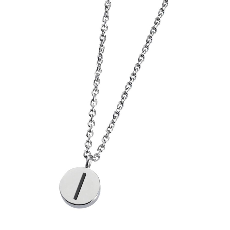 Collana con lettera smaltata
